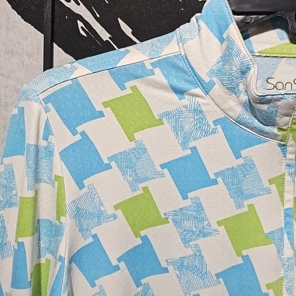 SanSoleil Golf 1/4 Zip Sweatshirt Size‎ Medium - Picture 2 of 5